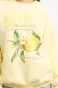 Yellow Graphic Sweater Long Sleeve sold by Ally Fashion