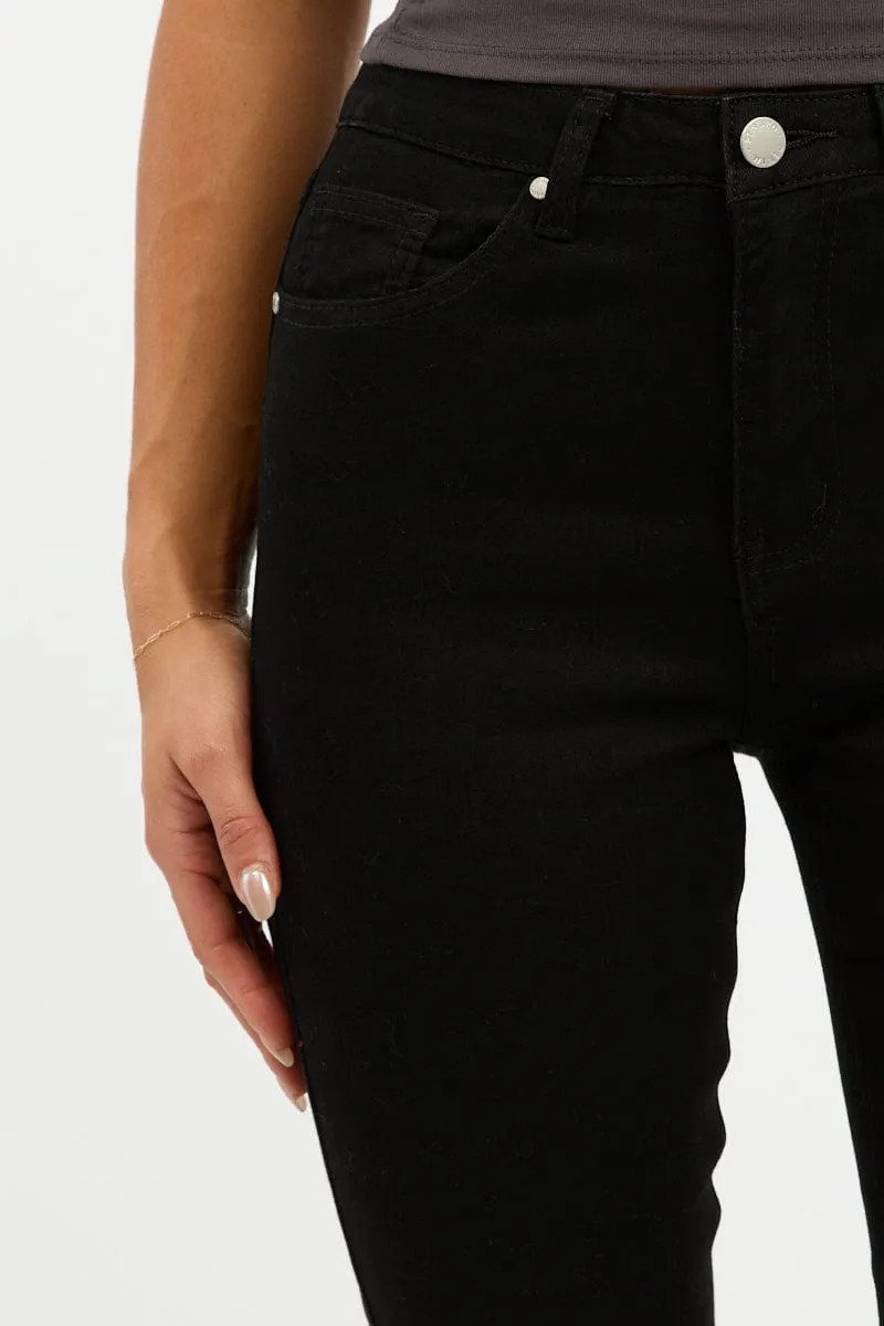Black Skinny Jeans High Rise sold by Ally Fashion product image thumbnail 5