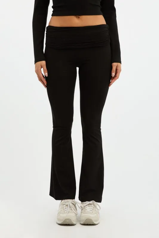 Black Flare Leg Pants sold by Ally Fashion