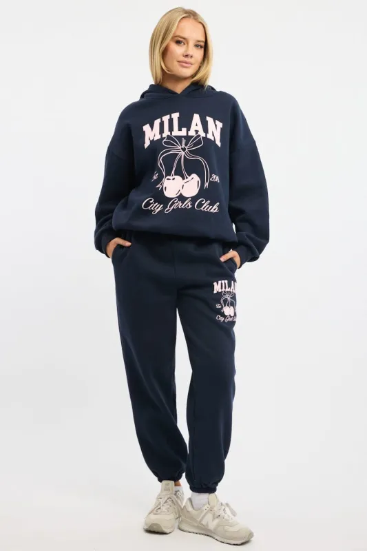 Blue Track Pants Jogger sold by Ally Fashion