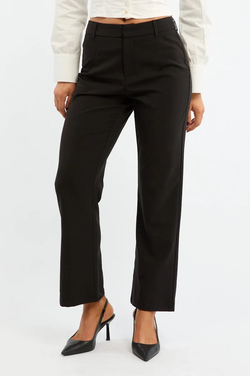 Black Cropped Pants sold by Ally Fashion