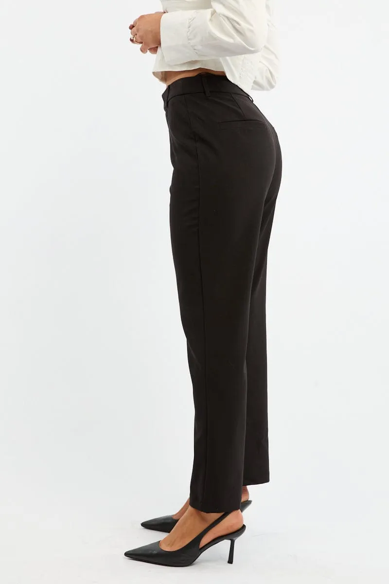 Black Cropped Pants sold by Ally Fashion product image thumbnail 3