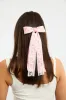 Pink Lace Bow Hair Clip sold by Ally Fashion