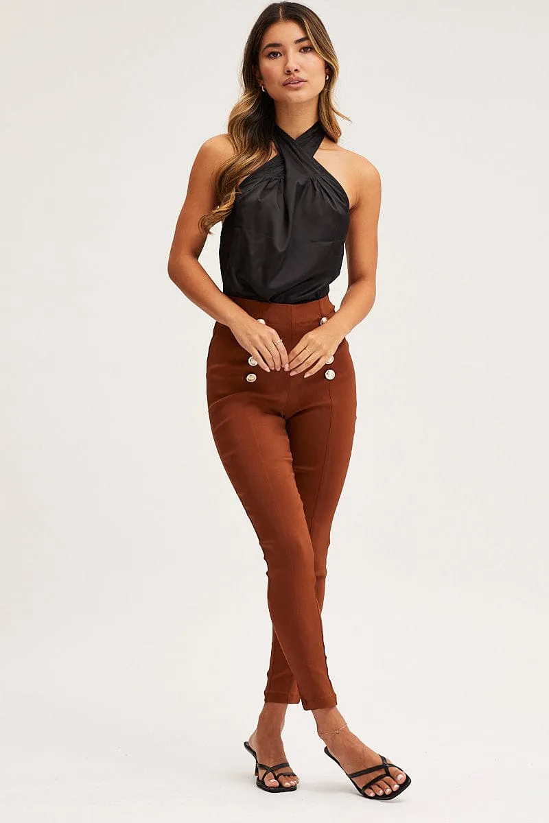 Black Halter Top Sleeveless sold by Ally Fashion product image thumbnail 3