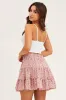Print Elastic Waist Mini Skater Skirt sold by Ally Fashion