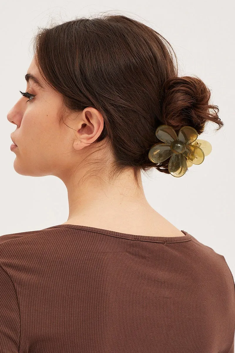 Green Hair Claw Clip sold by Ally Fashion product image thumbnail 3