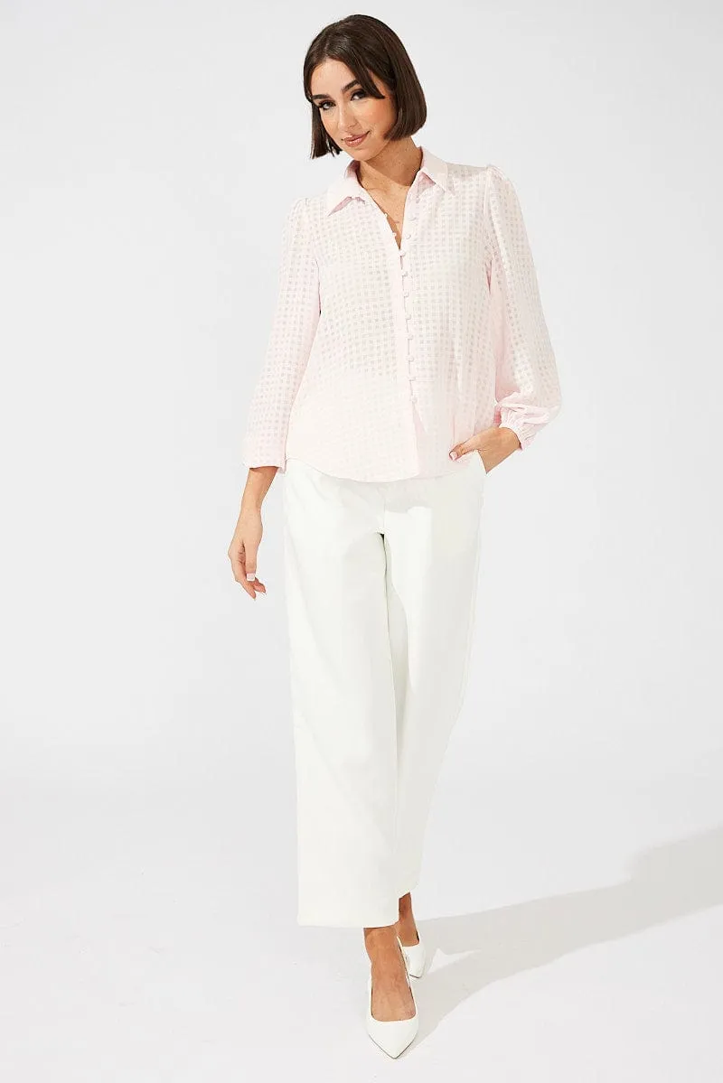 Pink Shirt Long Sleeve Texture sold by Ally Fashion product image thumbnail 2