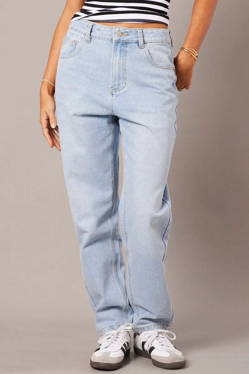 Denim Mom Jean High Rise sold by Ally Fashion product image thumbnail 3