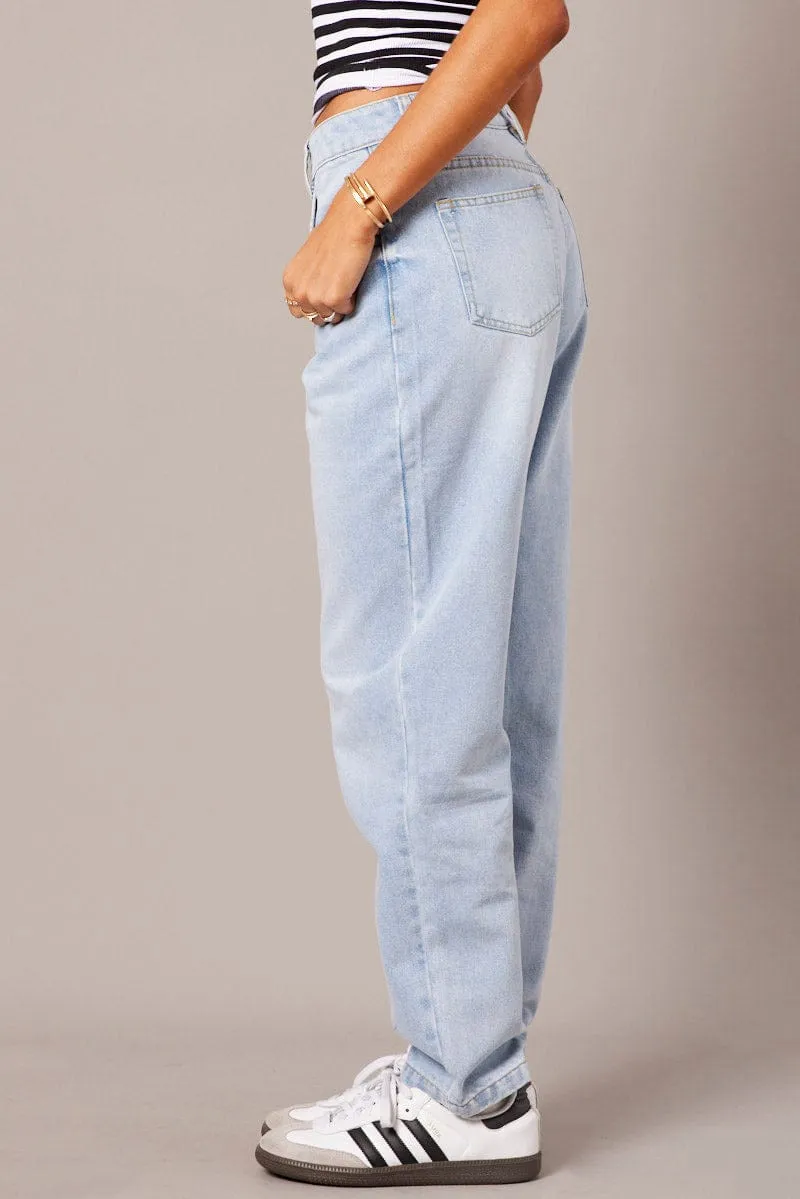 Denim Mom Jean High Rise sold by Ally Fashion product image thumbnail 4