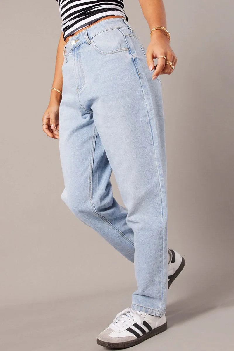 Denim Mom Jean High Rise sold by Ally Fashion