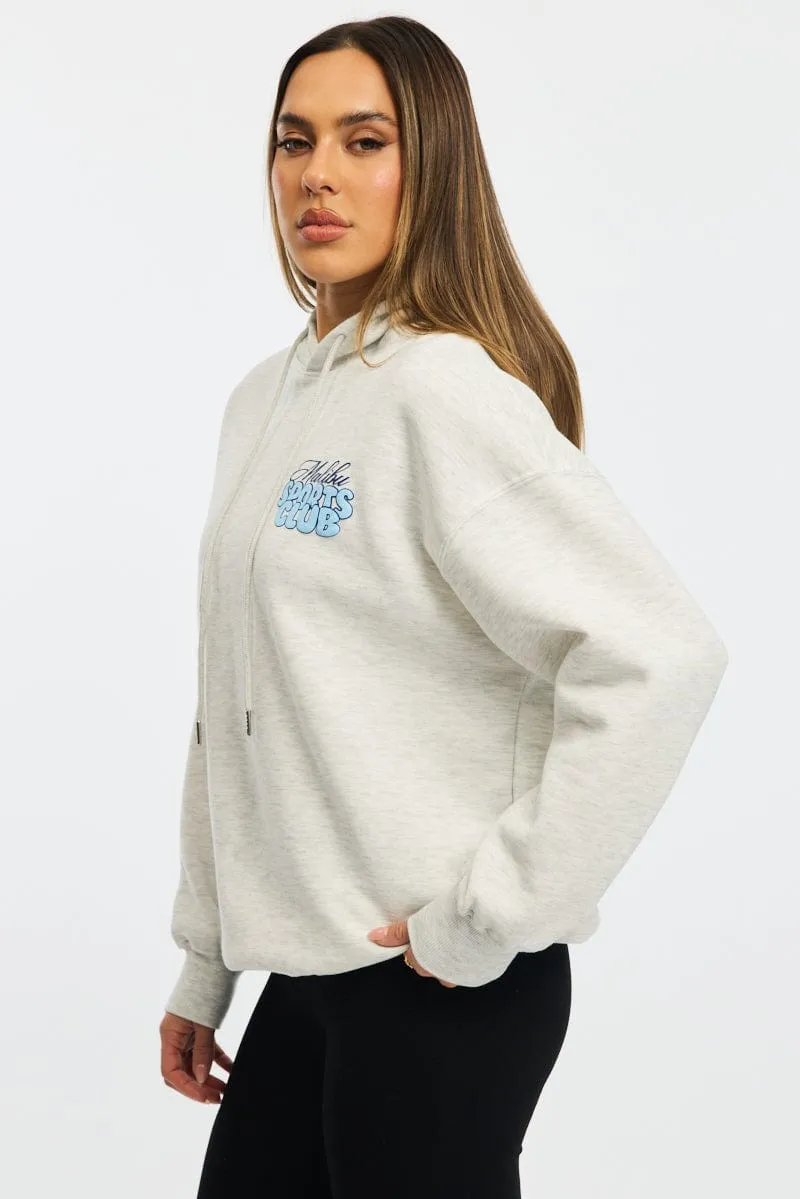 Grey Graphic Sweater Long Sleeve sold by Ally Fashion product image thumbnail 3