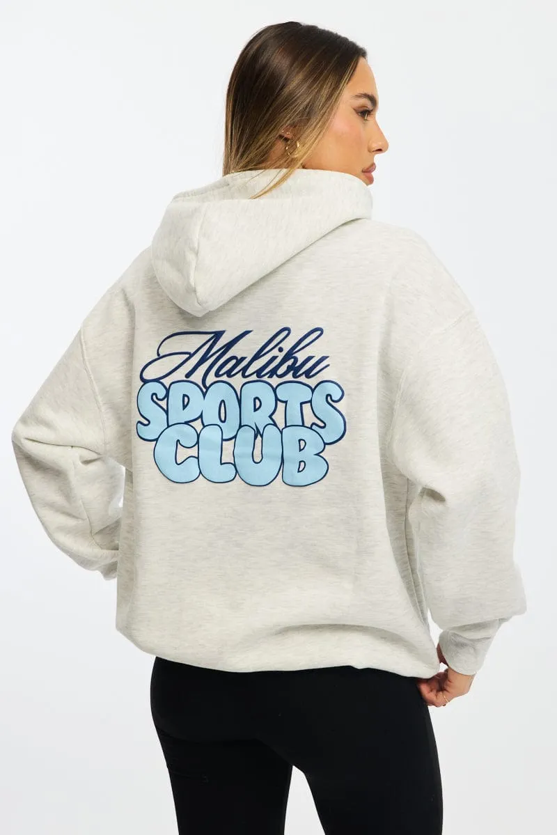 Grey Graphic Sweater Long Sleeve sold by Ally Fashion product image thumbnail 4