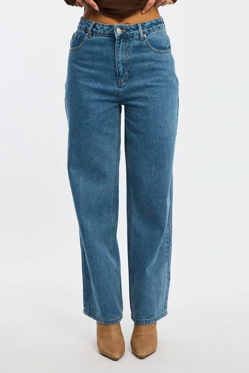 Denim Baggy Jeans Low Rise sold by Ally Fashion product image thumbnail 2