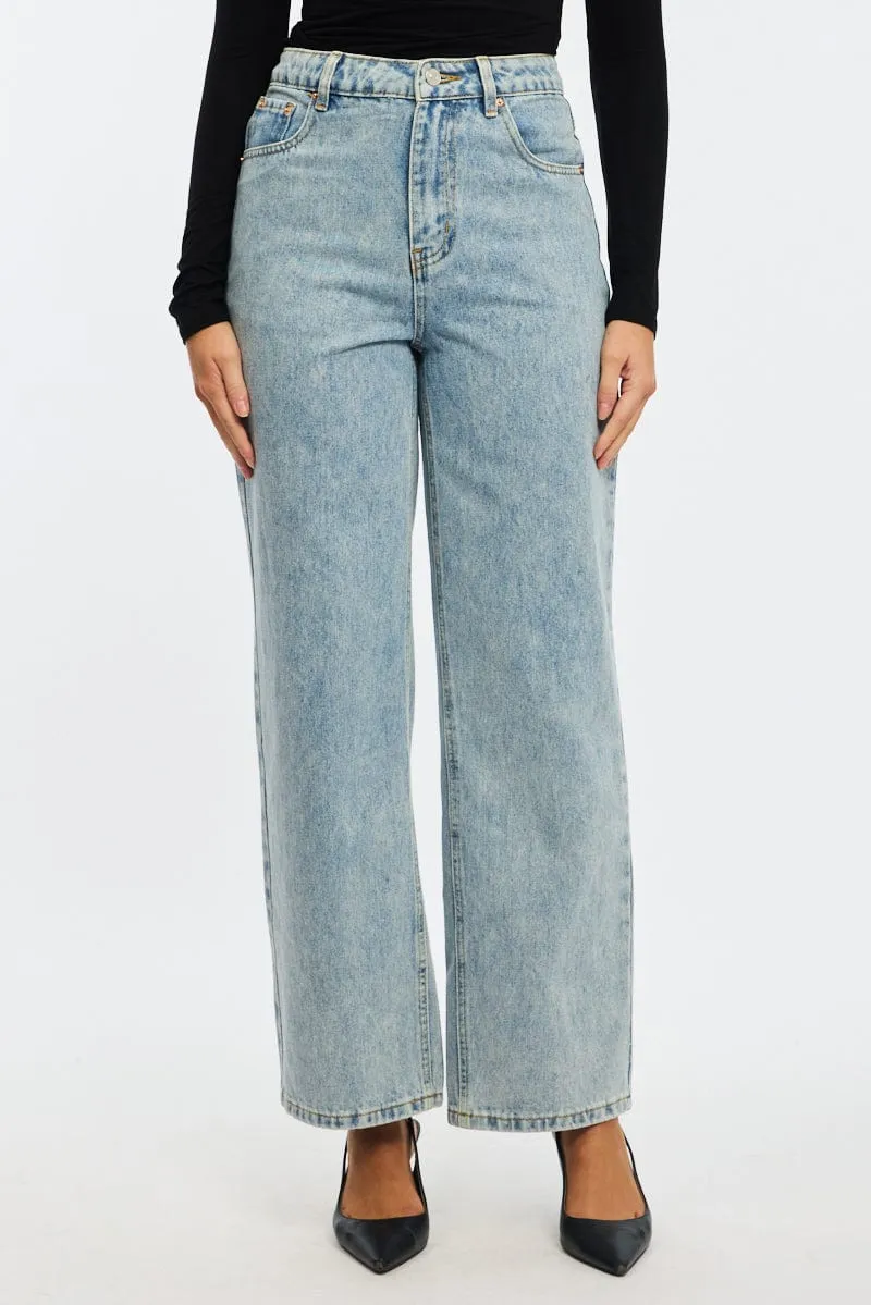 Denim Baggy Jeans Low Rise sold by Ally Fashion product image thumbnail 2
