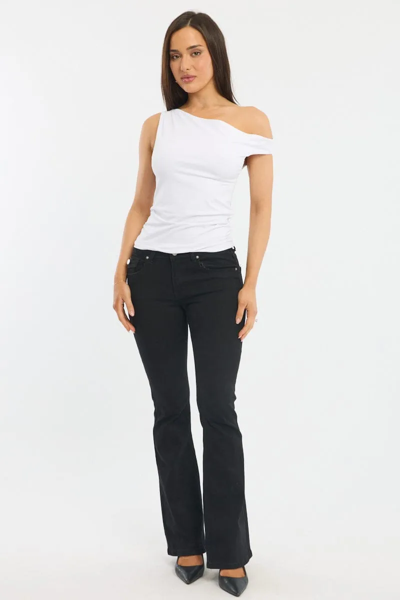 White Off Shoulder Top sold by Ally Fashion product image thumbnail 2