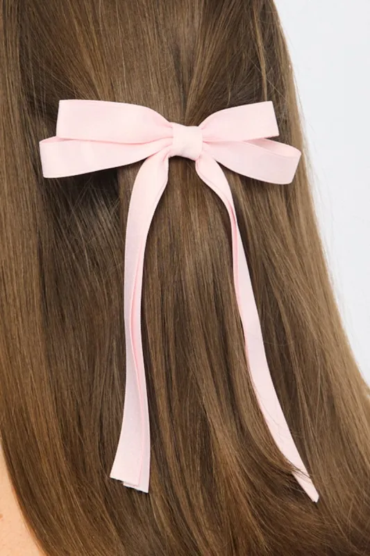 Pink Bow Hair Clips sold by Ally Fashion