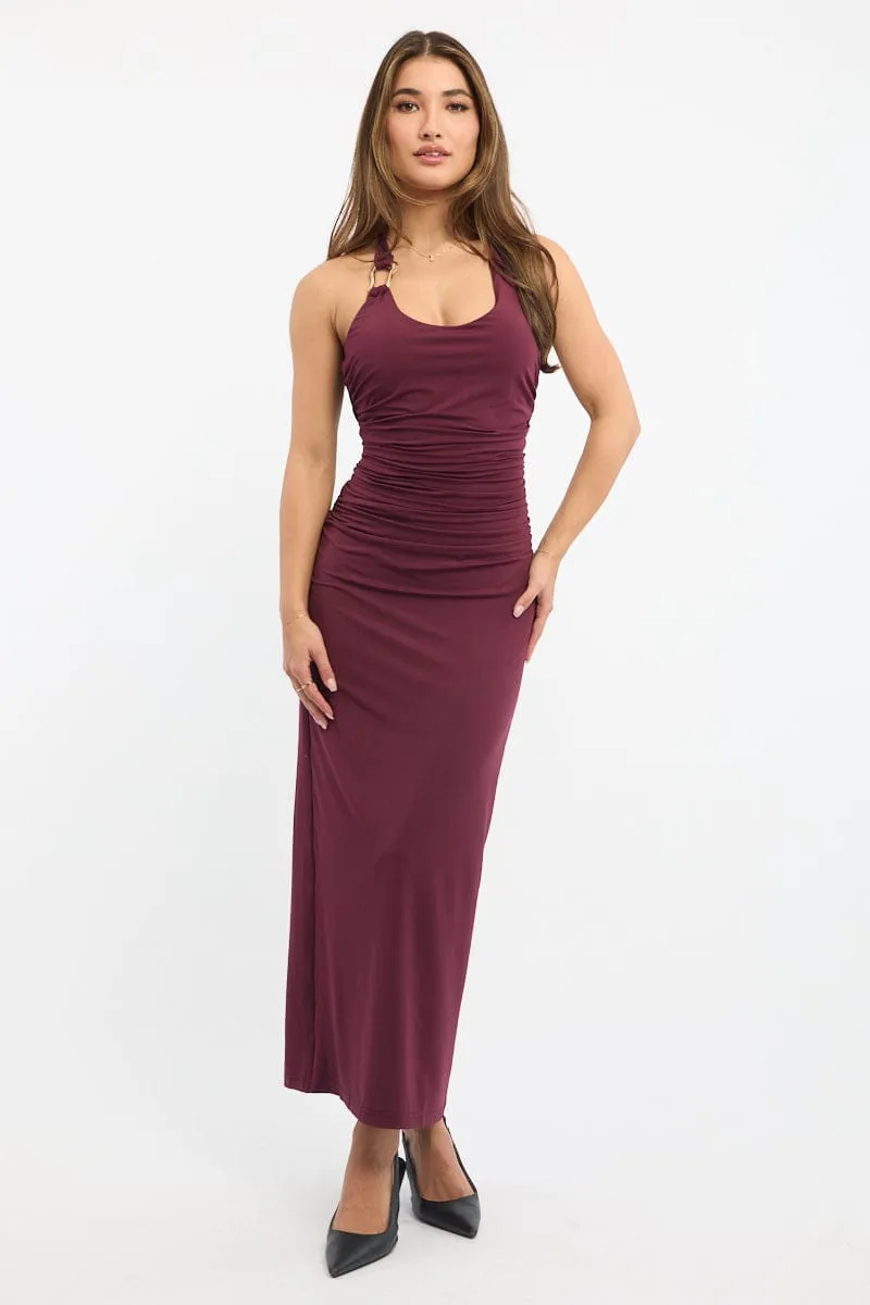 Red Bodycon Dress Halter Neck sold by Ally Fashion product image thumbnail 5