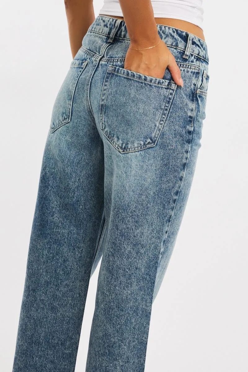 Denim Baggy Jeans Low Rise sold by Ally Fashion product image thumbnail 5