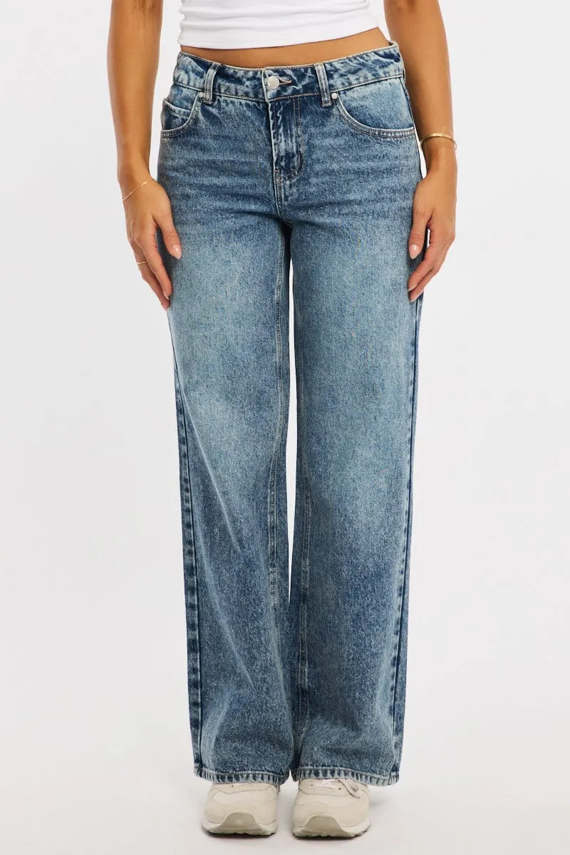Denim Baggy Jeans Low Rise sold by Ally Fashion product image thumbnail 2