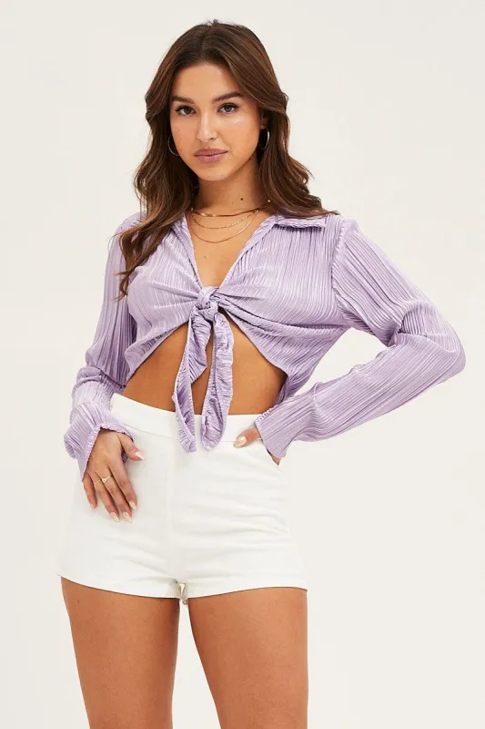 White Shorts High Rise sold by Ally Fashion