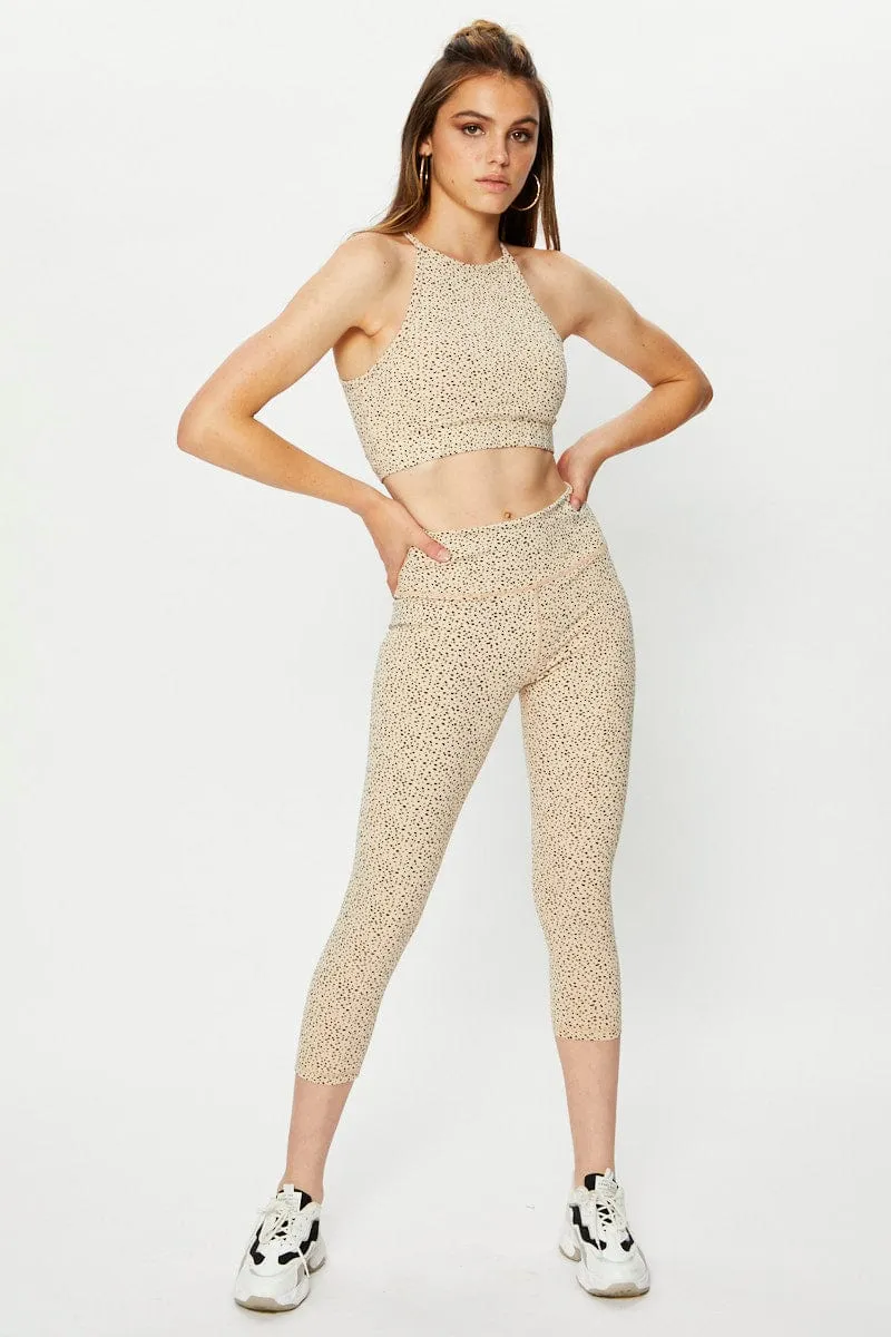 Geo Print Sports Legging sold by Ally Fashion