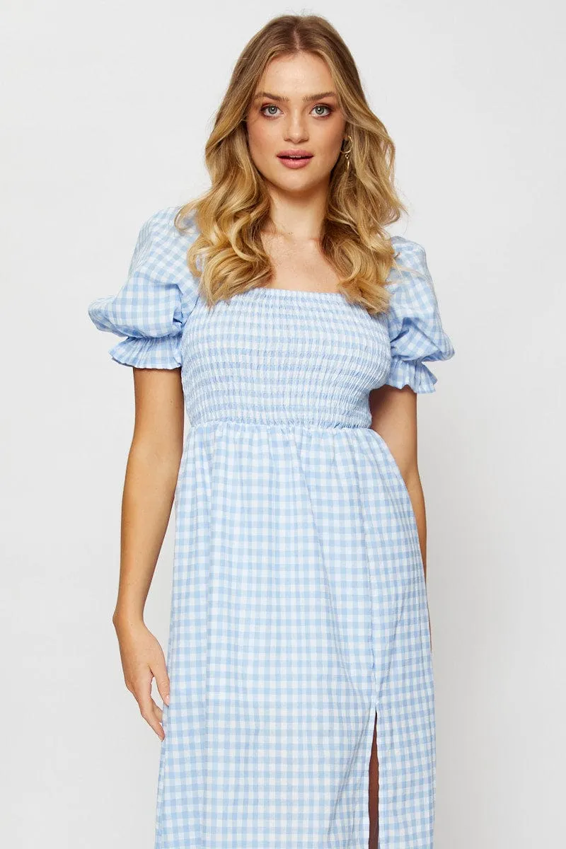 Check Midi Dress Sleeveless sold by Ally Fashion product image thumbnail 2