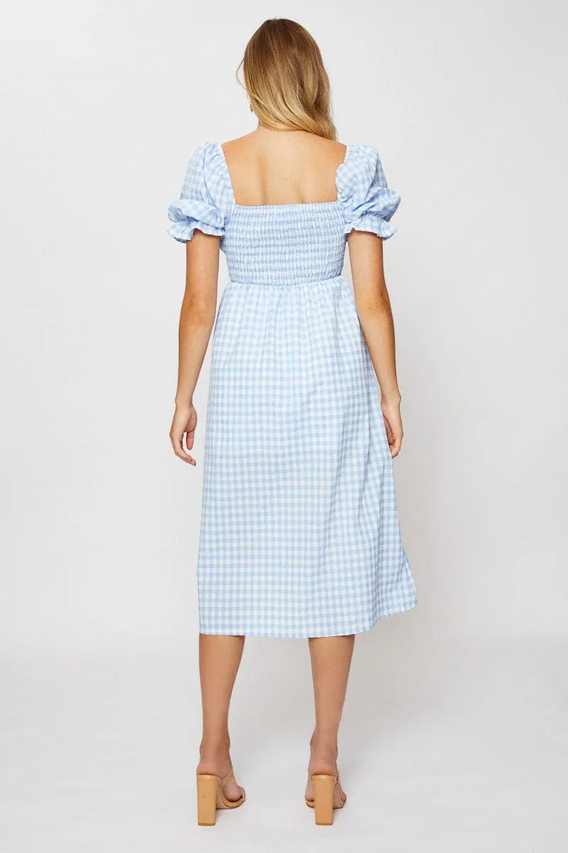 Check Midi Dress Sleeveless sold by Ally Fashion product image thumbnail 5