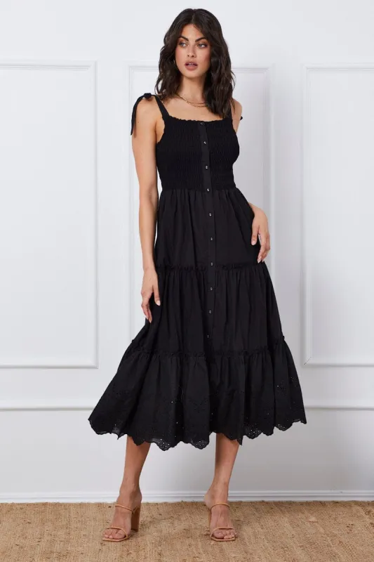 Black Maxi Dress Sleeveless sold by Ally Fashion