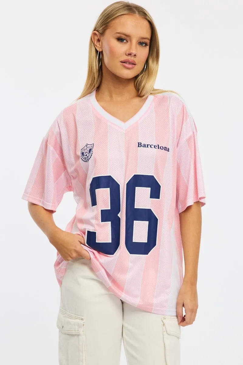 Orange Sport Tee Short Sleeve sold by Ally Fashion