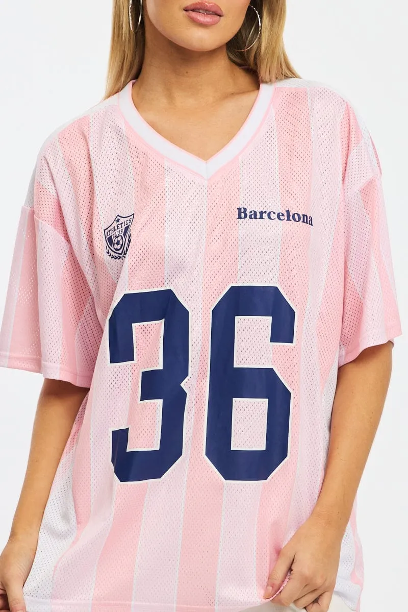 Orange Sport Tee Short Sleeve sold by Ally Fashion product image thumbnail 5