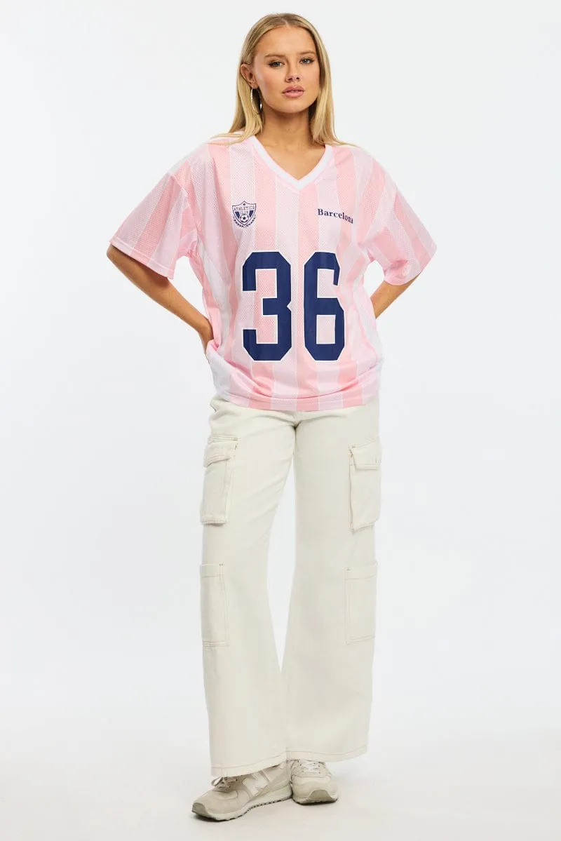 Orange Sport Tee Short Sleeve sold by Ally Fashion product image thumbnail 2