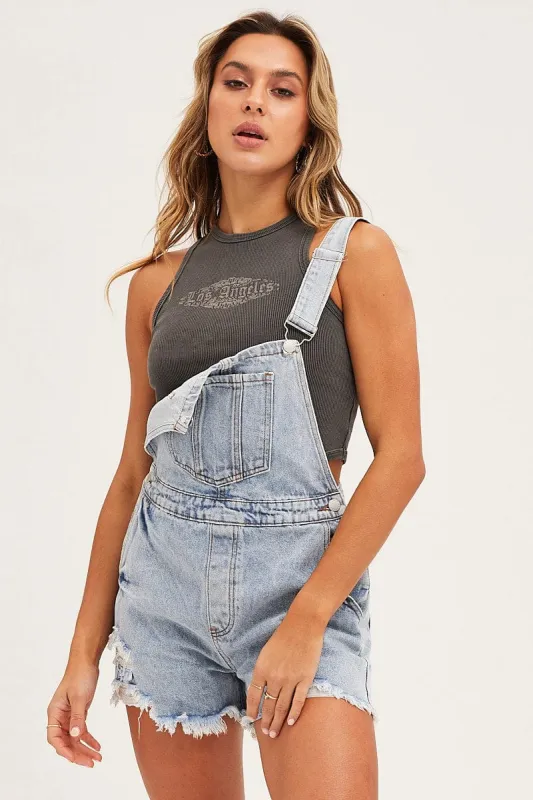 Blue Demim Overall sold by Ally Fashion