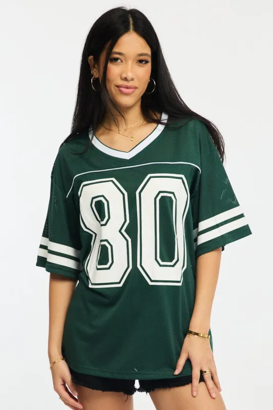 Green Sport Tee Short Sleeve sold by Ally Fashion