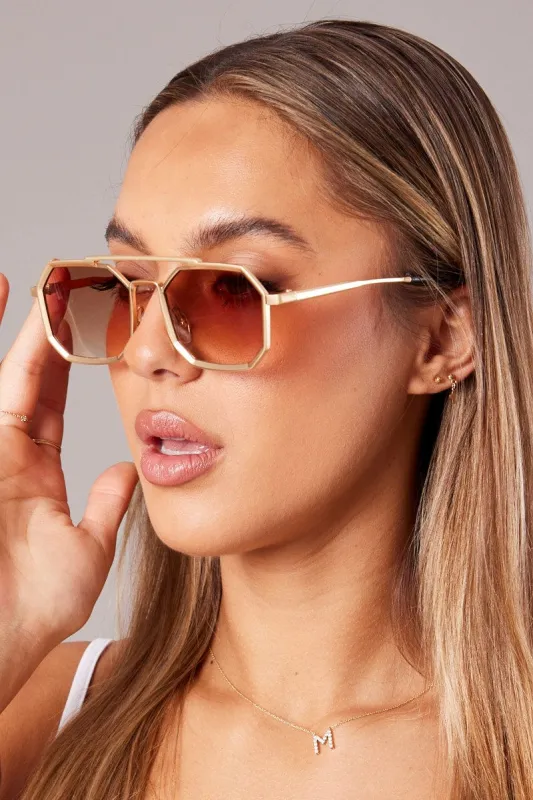 Brown Fashion Sunglasses sold by Ally Fashion