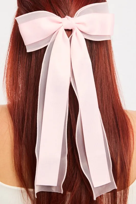 Pink Bow Hair Clips sold by Ally Fashion