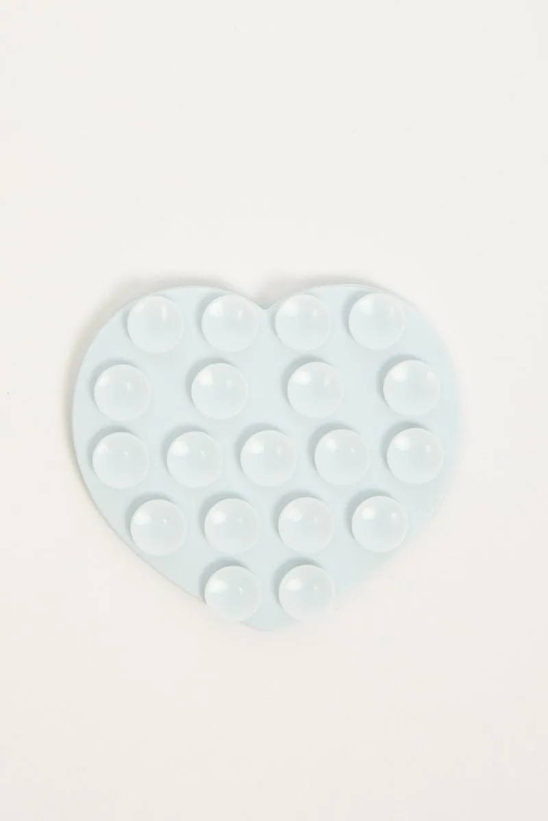 Blue Heart Suction Phone Grip sold by Ally Fashion