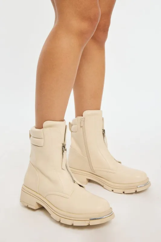 White Ankle Boots sold by Ally Fashion