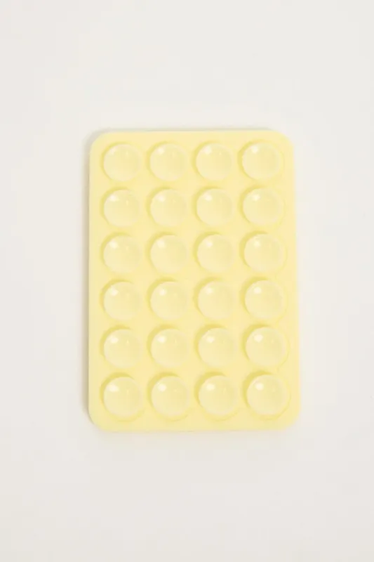 Yellow Double Side Suction Phone Grip sold by Ally Fashion