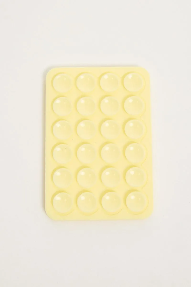 Yellow Double Side Suction Phone Grip sold by Ally Fashion