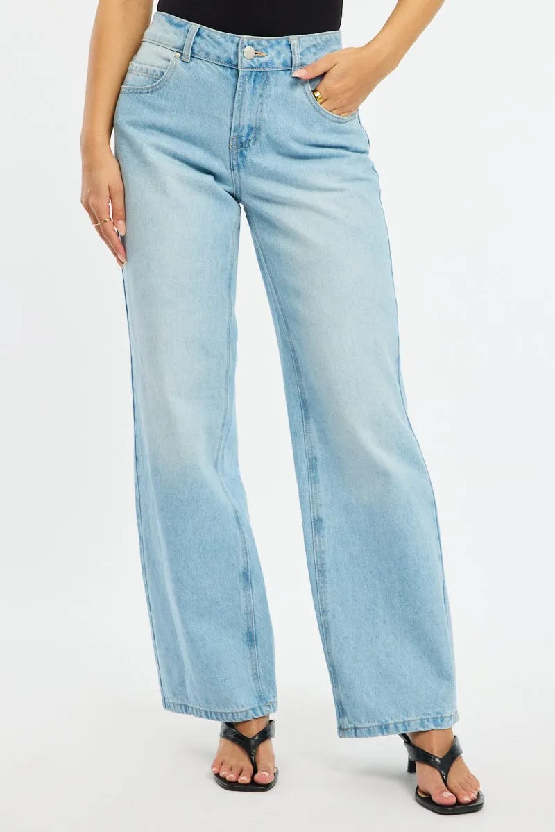 Denim Baggy Jeans Low Rise sold by Ally Fashion product image thumbnail 2