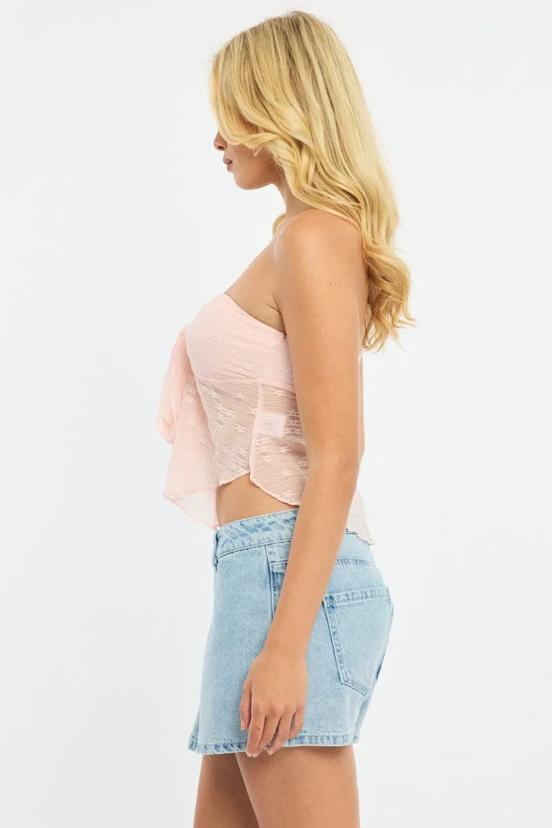 Denim Micro Skorts Low Rise sold by Ally Fashion product image thumbnail 4