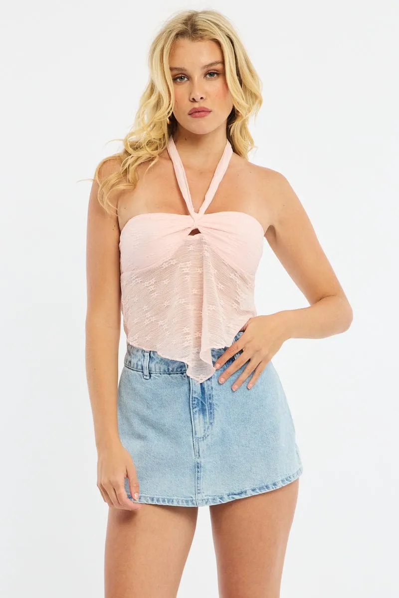 Denim Micro Skorts Low Rise sold by Ally Fashion