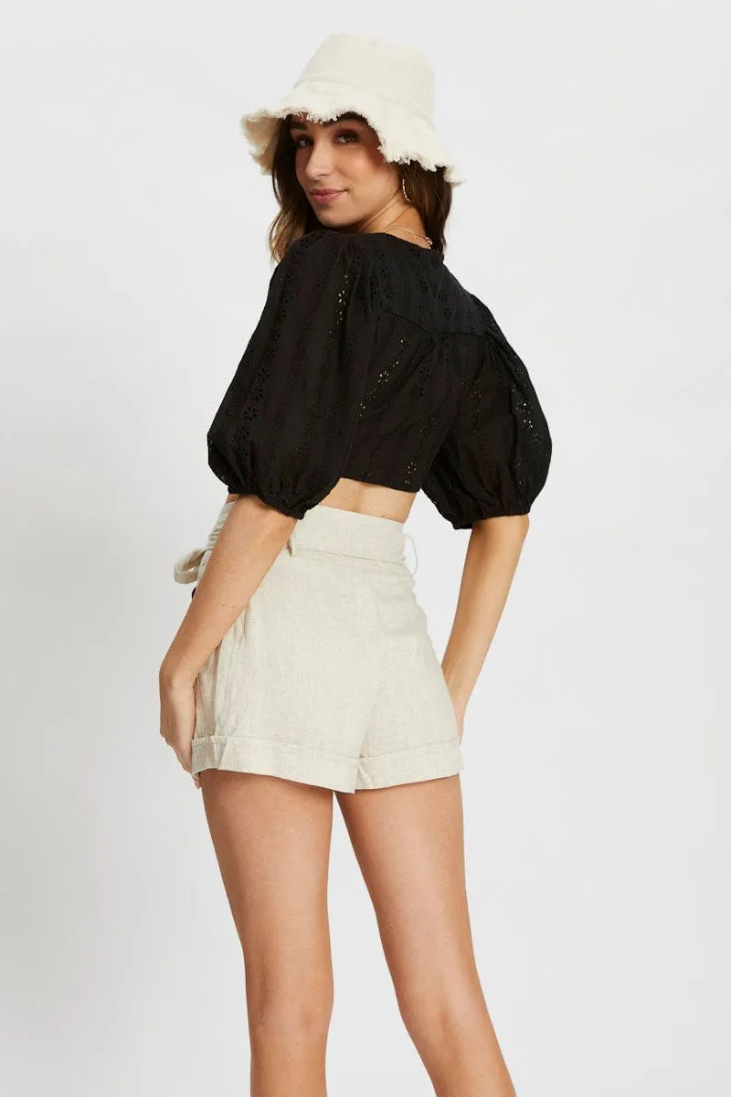 Black Broderie Bolero sold by Ally Fashion product image thumbnail 3