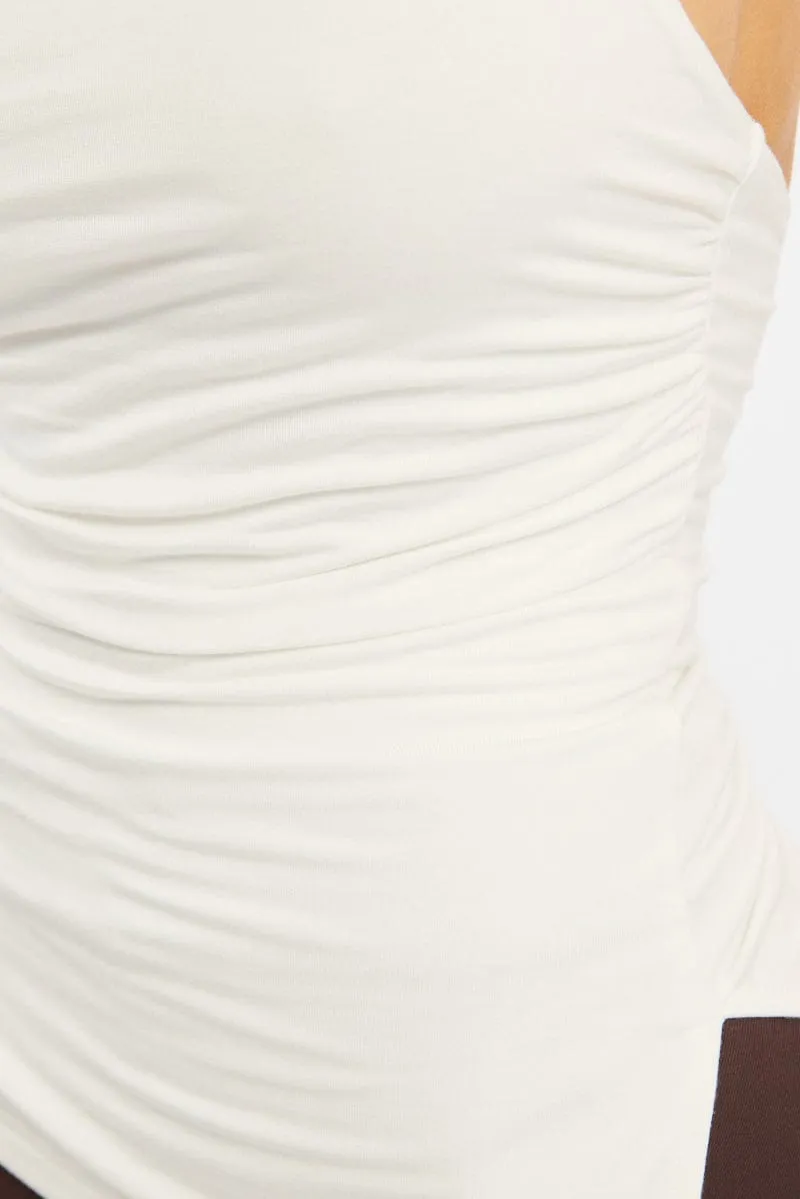 White High Neck Top Sleeveless sold by Ally Fashion product image thumbnail 5