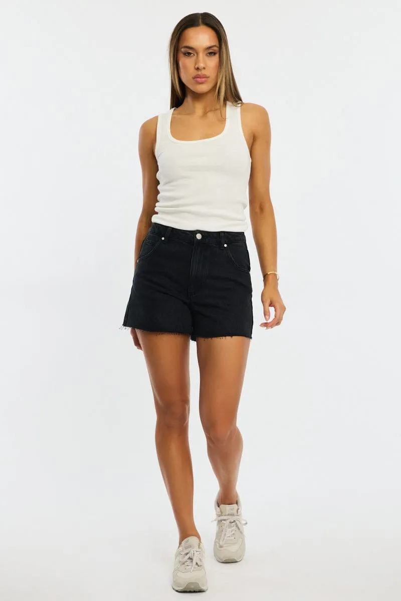 White Tank Sleeveless sold by Ally Fashion product image thumbnail 2