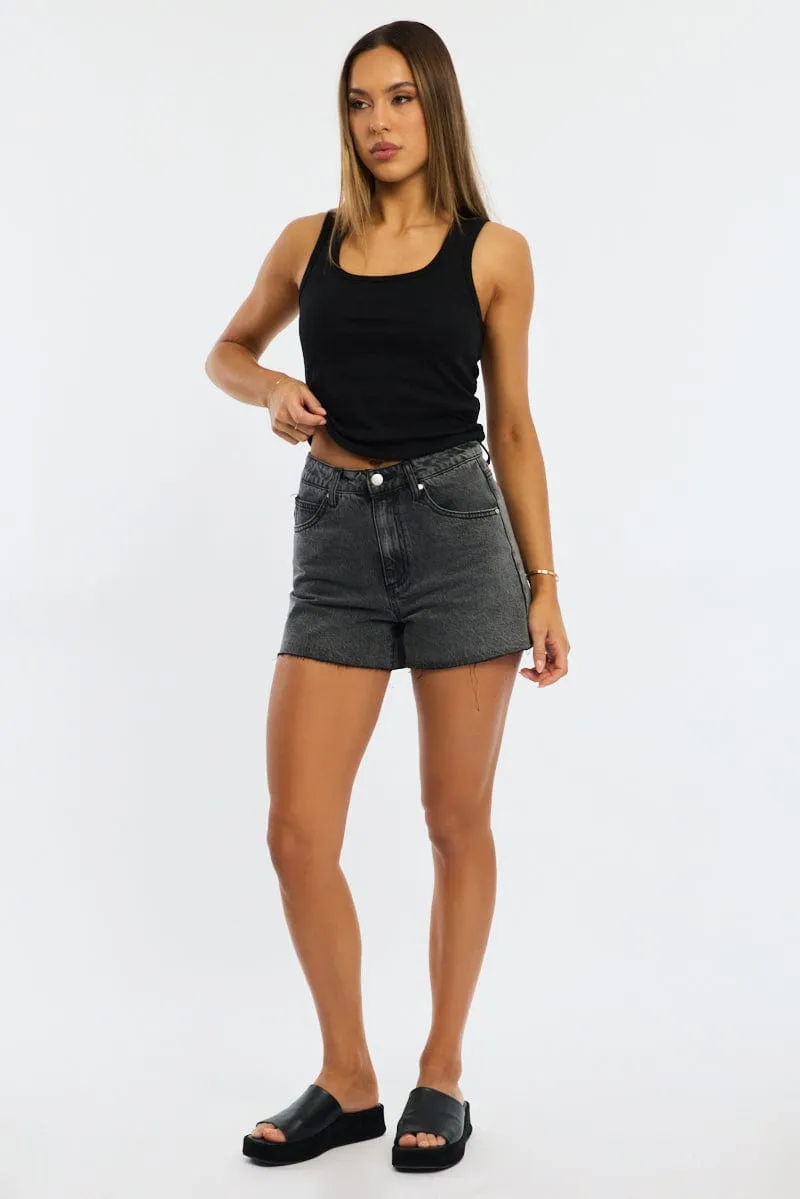 Black Tank Sleeveless sold by Ally Fashion product image thumbnail 2