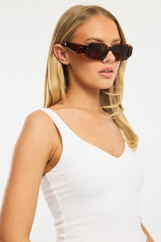 Brown Animal Print Fashion Sunglasses sold by Ally Fashion