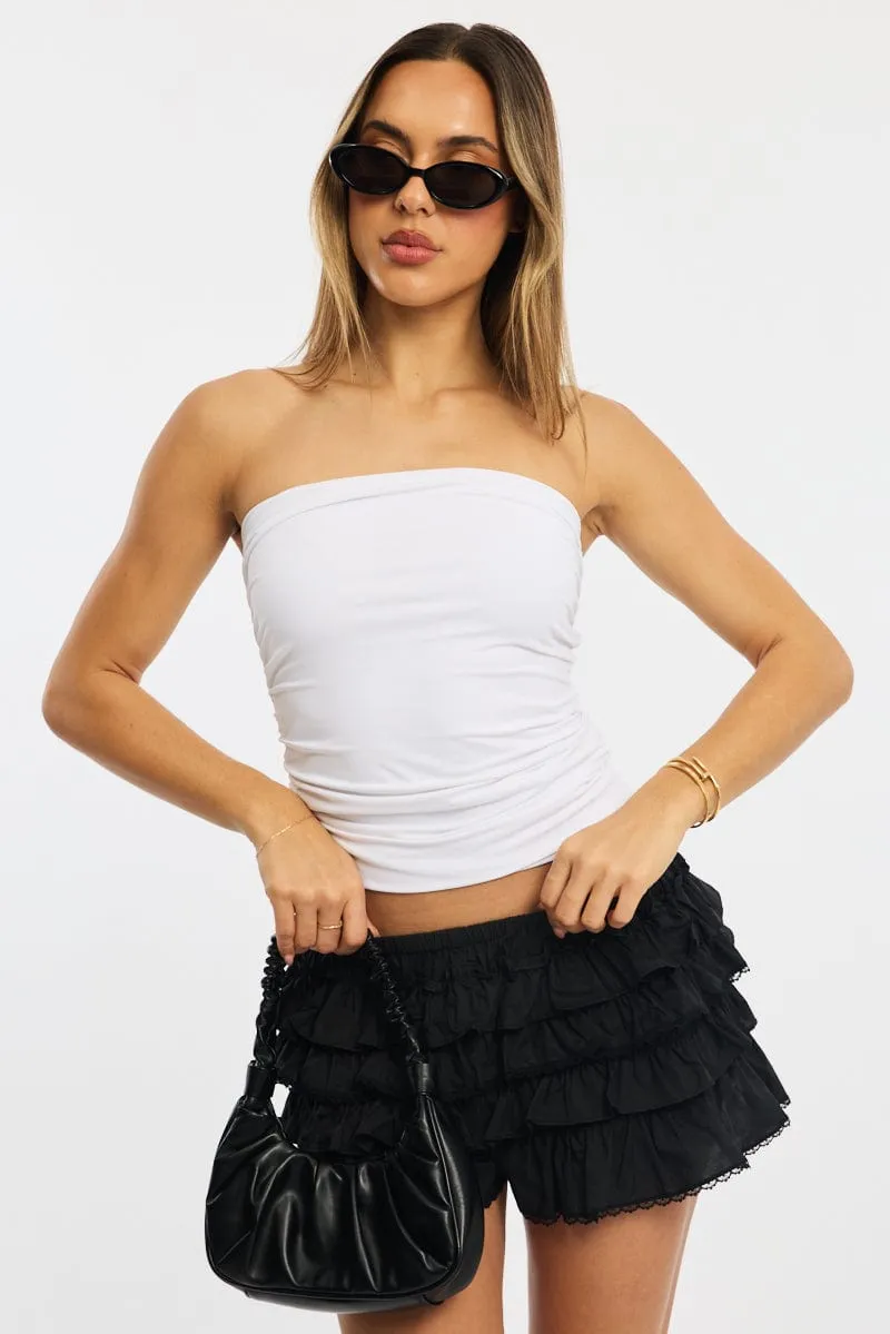 White Supersoft Bandeau Top sold by Ally Fashion