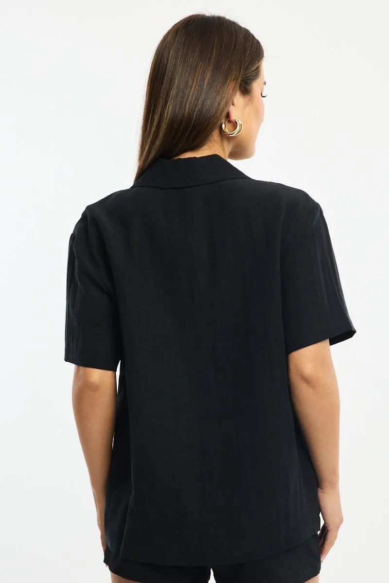 Black Jacket Short Sleeve sold by Ally Fashion product image thumbnail 3