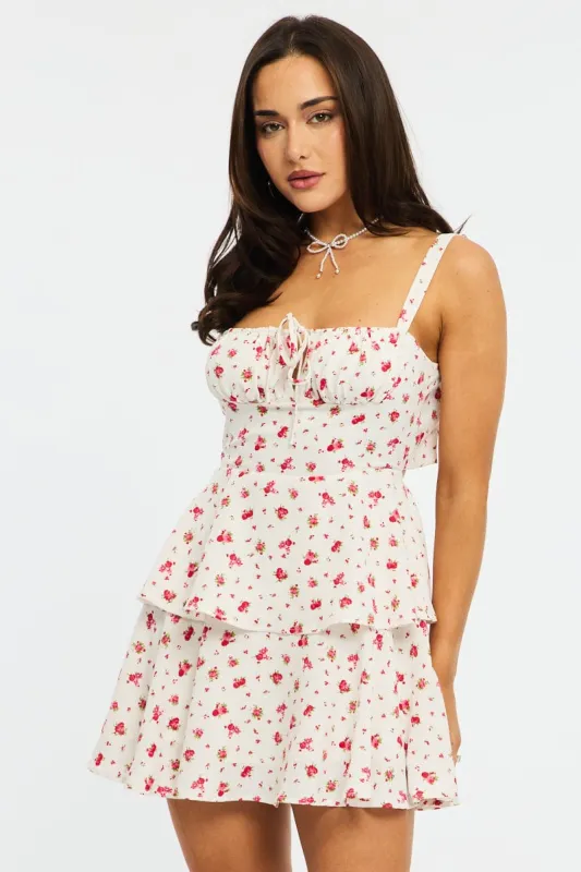 White Bodysuit Dress Mini sold by Ally Fashion